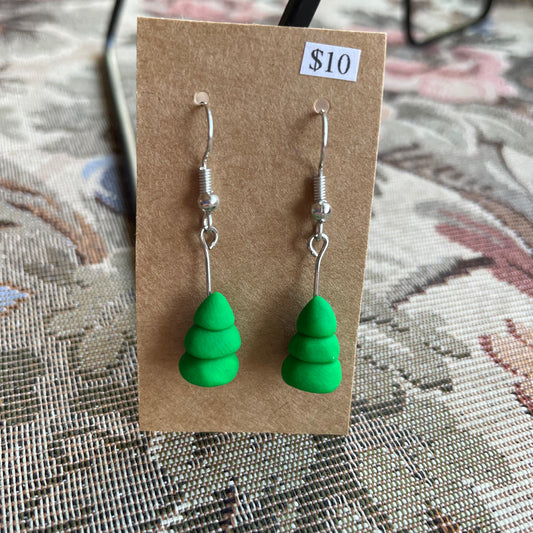Short Stem Christmas Tree Dangles