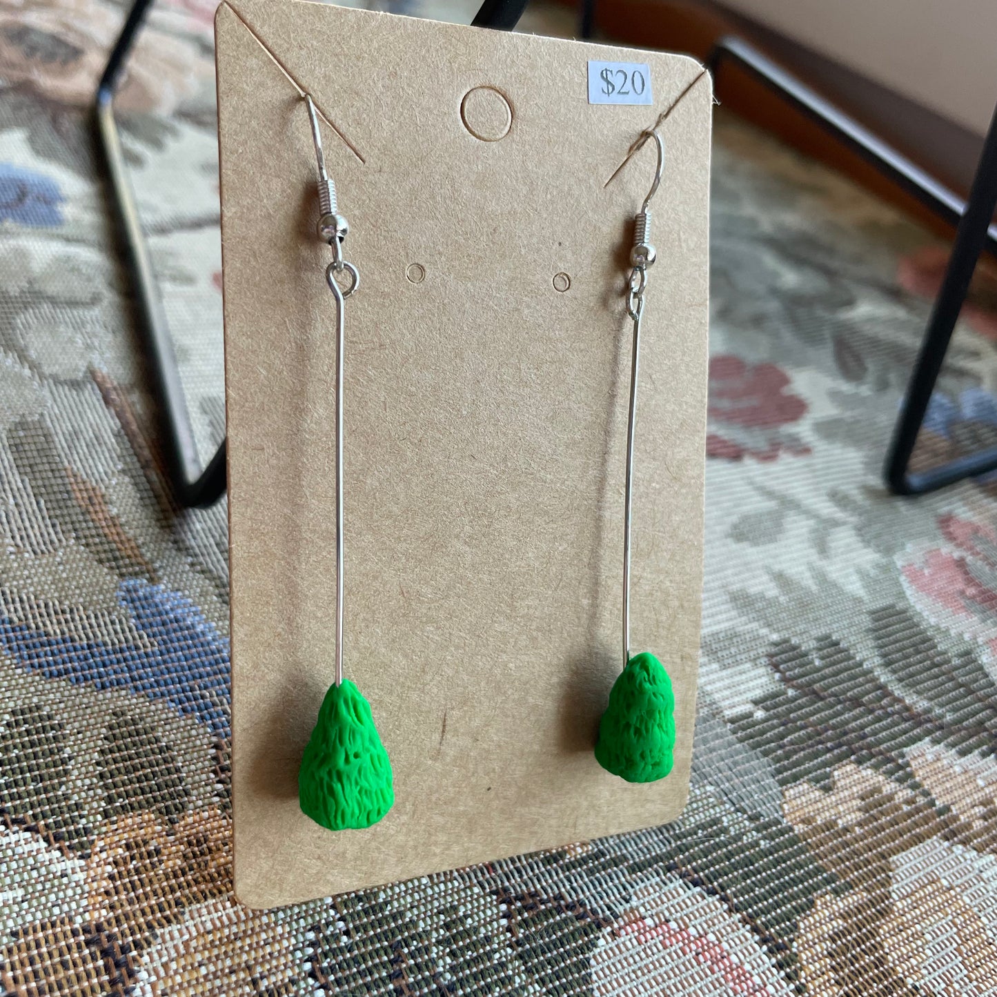 Long Stem Detailed Christmas Tree Dangles