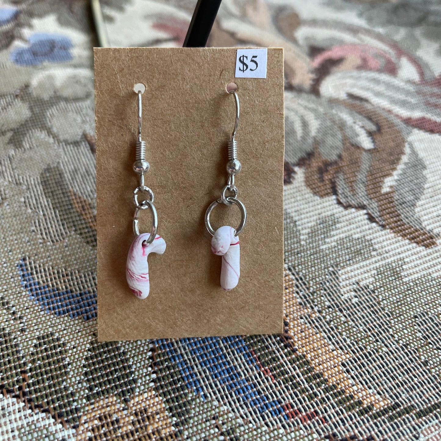 Small Candy Cane Dangles