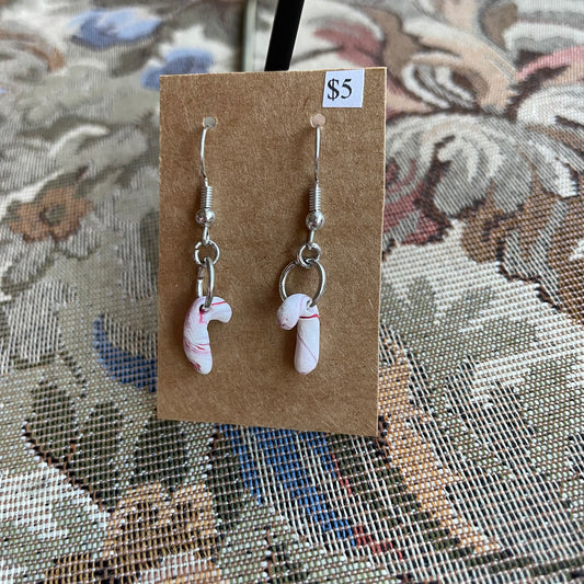 Small Candy Cane Dangles