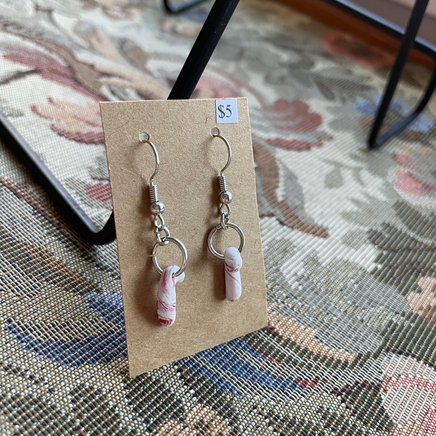 Small Candy Cane Dangles