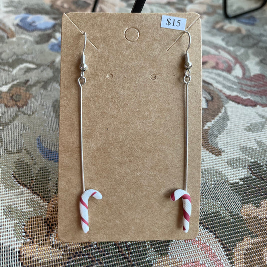 Long Stem Medium Candy Cane Dangles