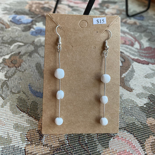 Long Stem Snowball Dangles