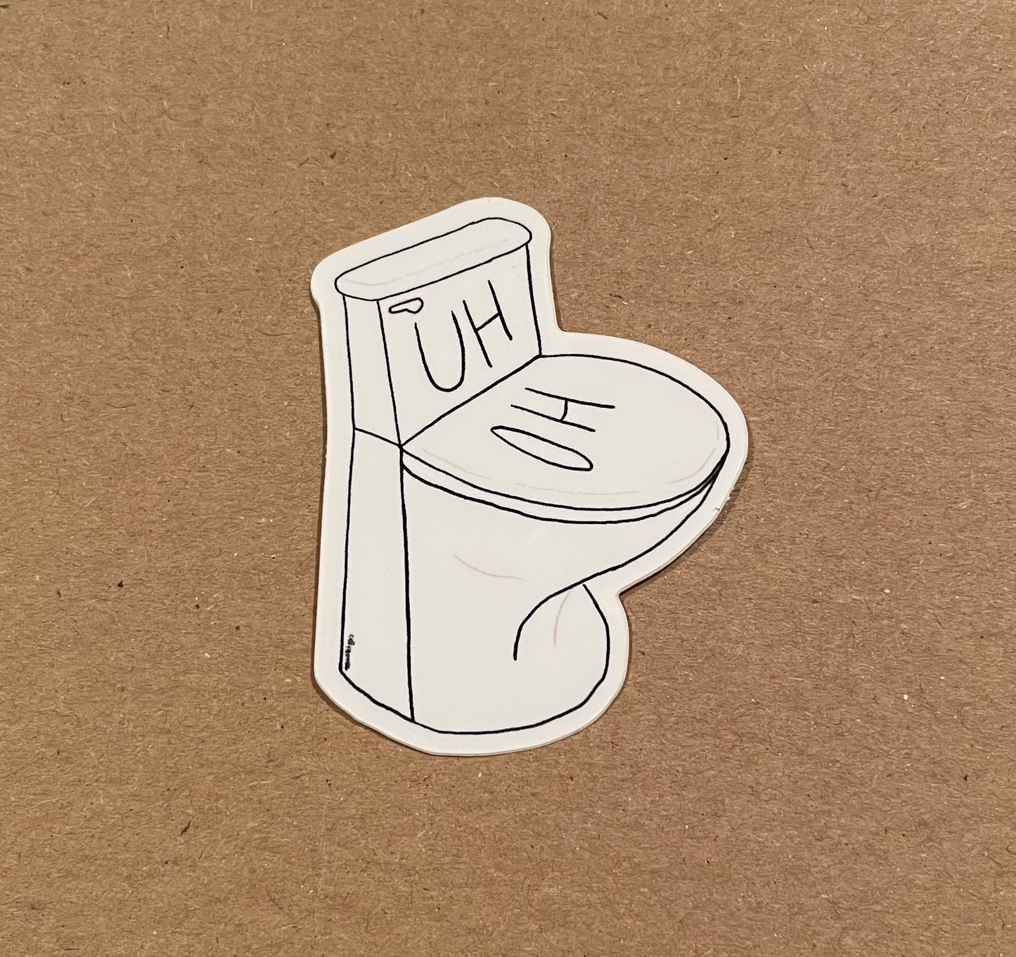 Uh Oh Sticker