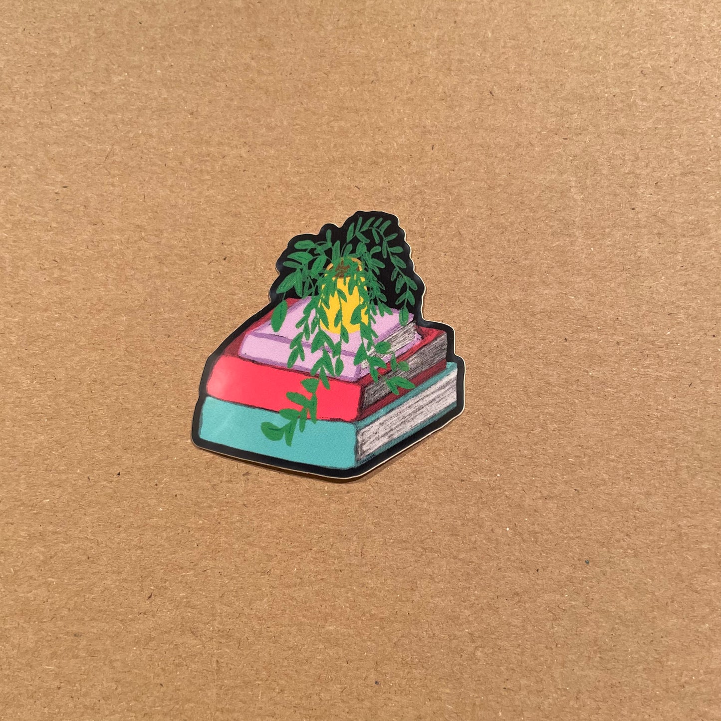Bookish Plant Lover Sticker
