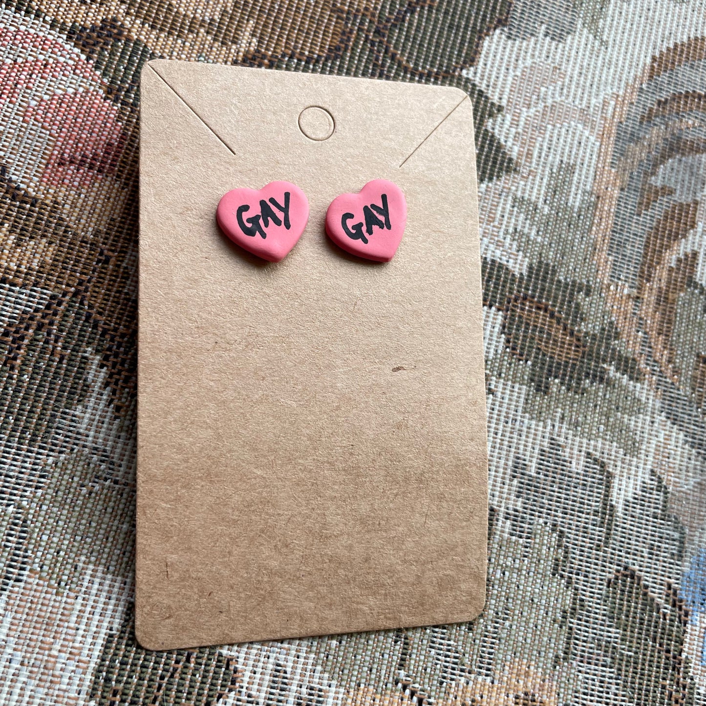 Gay Heart Studs