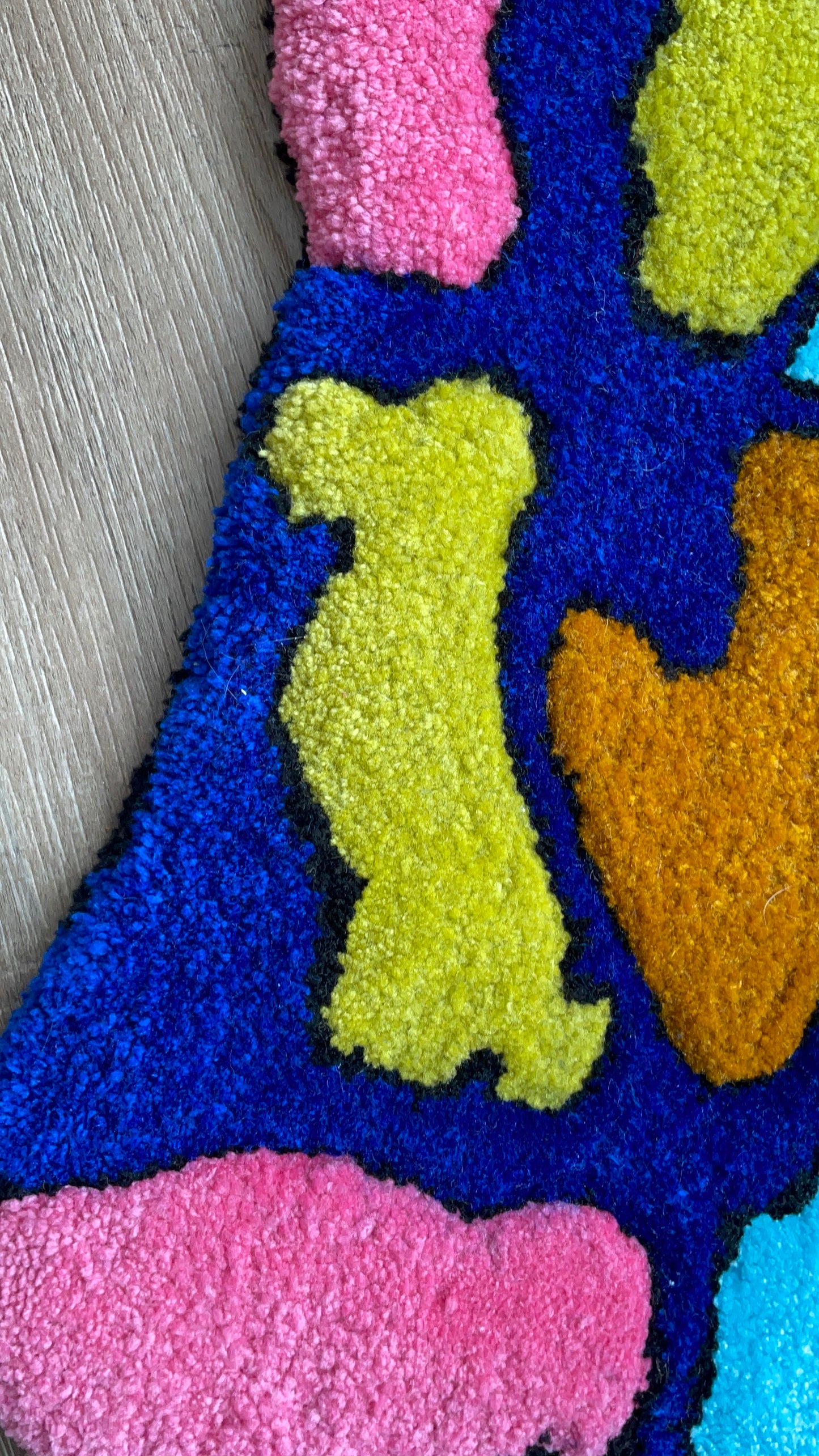 Abstract Pup Rug