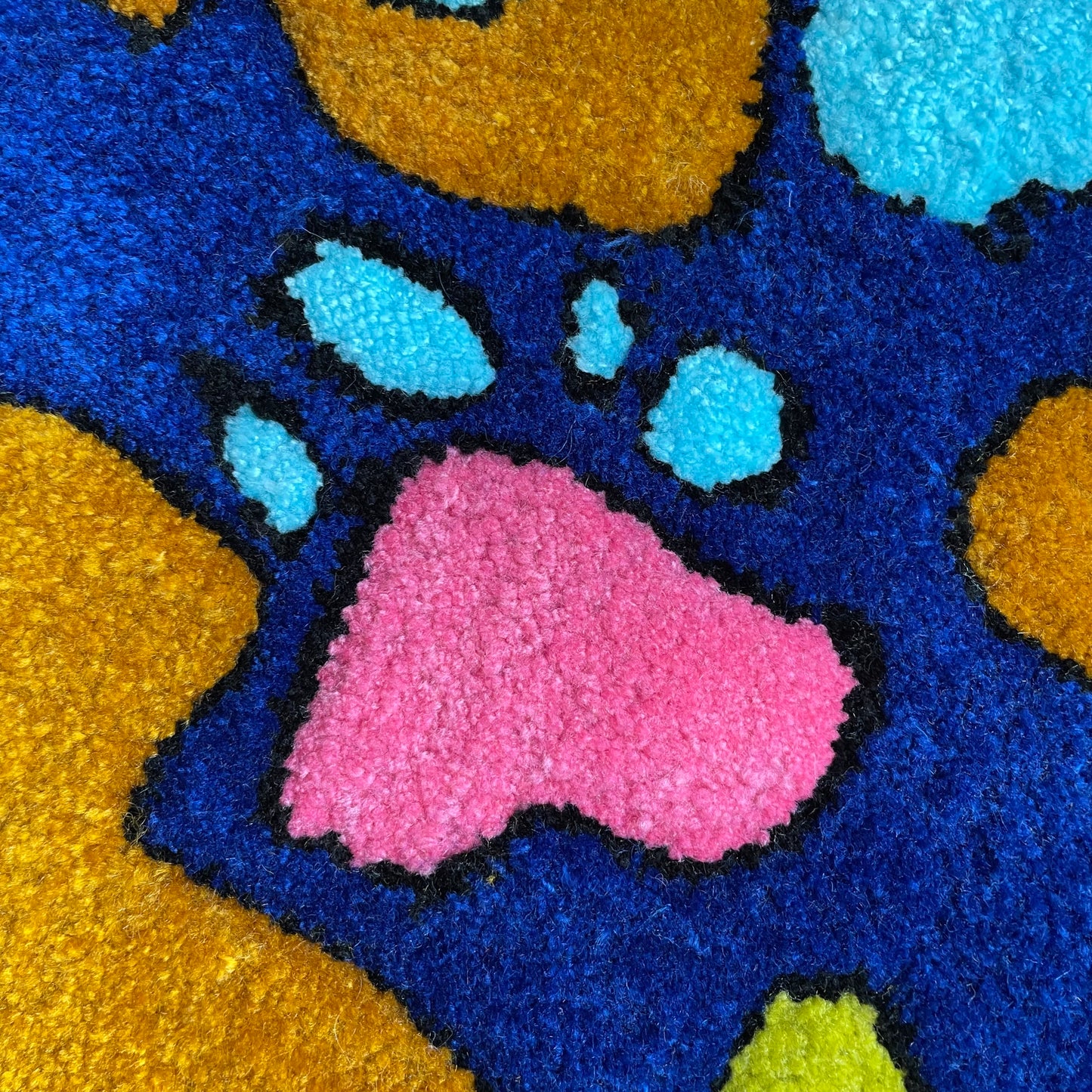 Abstract Pup Rug