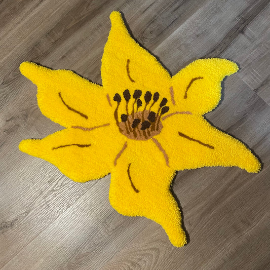 Yellow Lily Rug